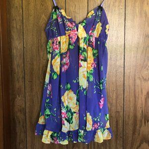 Betsy Johnson Floral Nightie Lingerie Slip